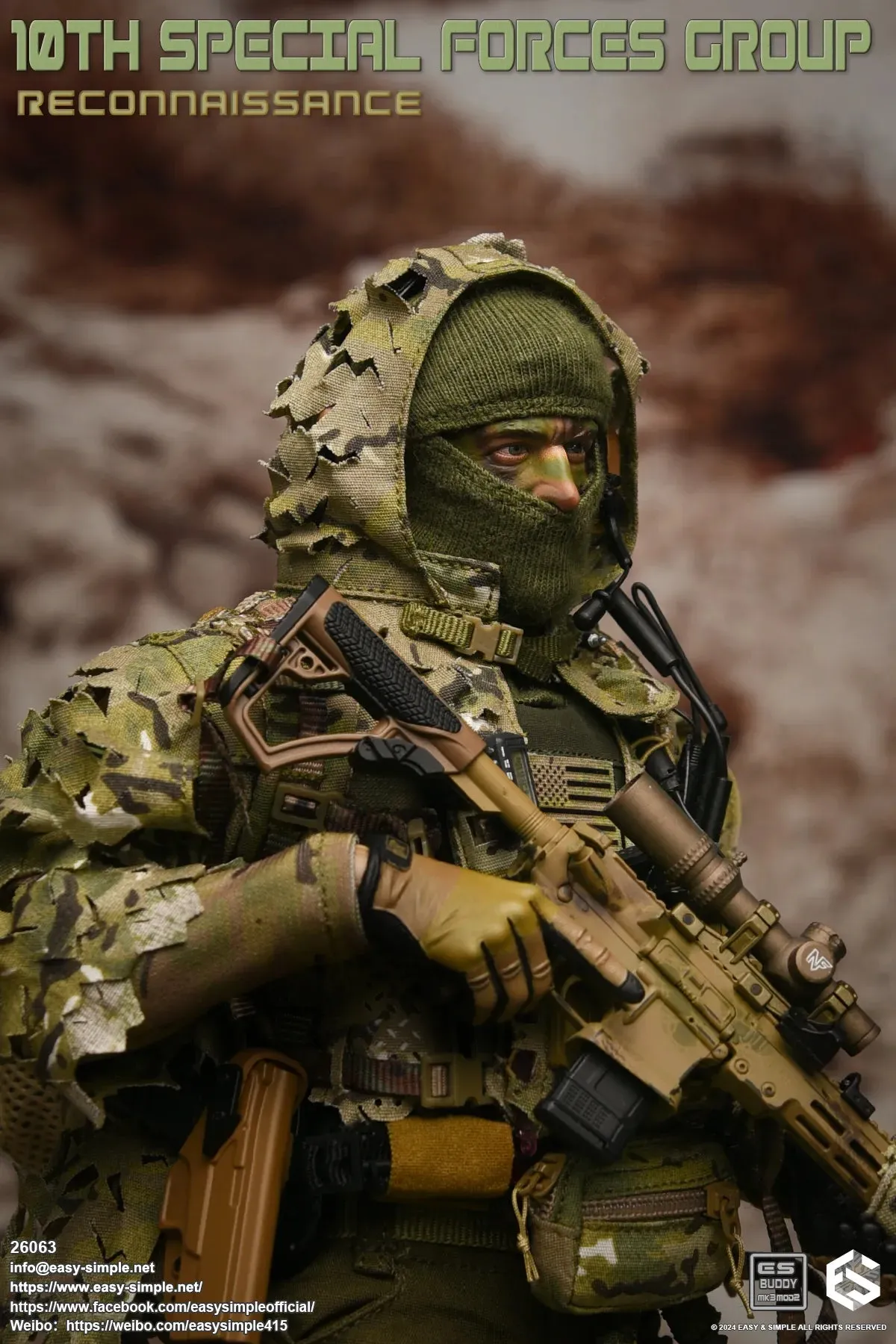 10th SFG Reconnaissance - OD Green Plate Carrier