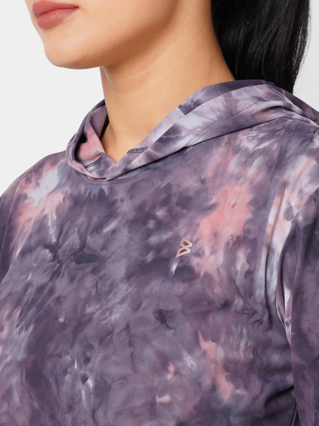 Blush Pink Tie Dye Hoodie