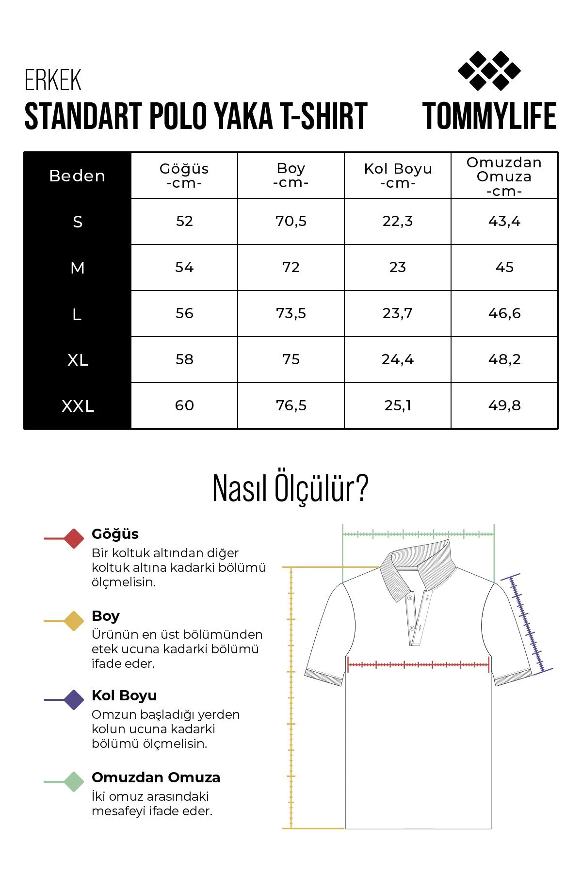 cep detayli baskili standart kalip polo yaka erkek t-shirt - 88241