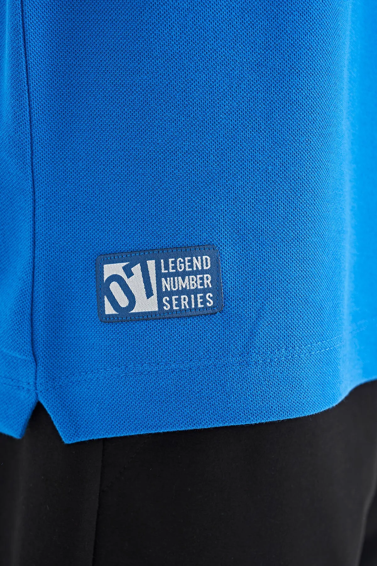 cep detayli baskili standart kalip polo yaka erkek t-shirt - 88241