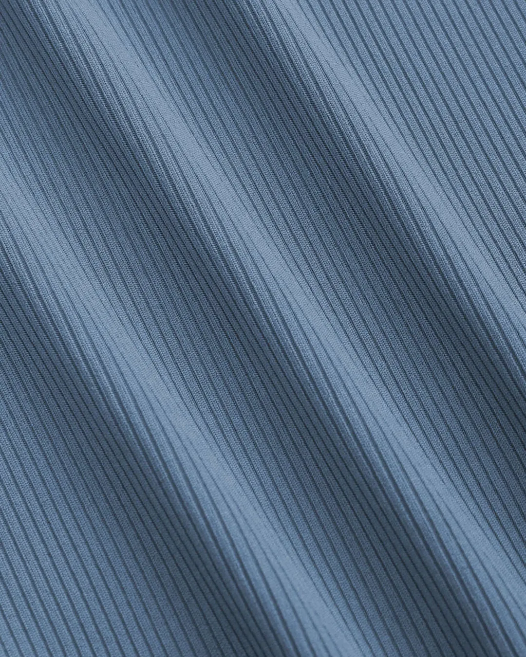 Combo :Asymmetrical Neck Ruched Long Sleeve Tee In Dusty Blue and Black