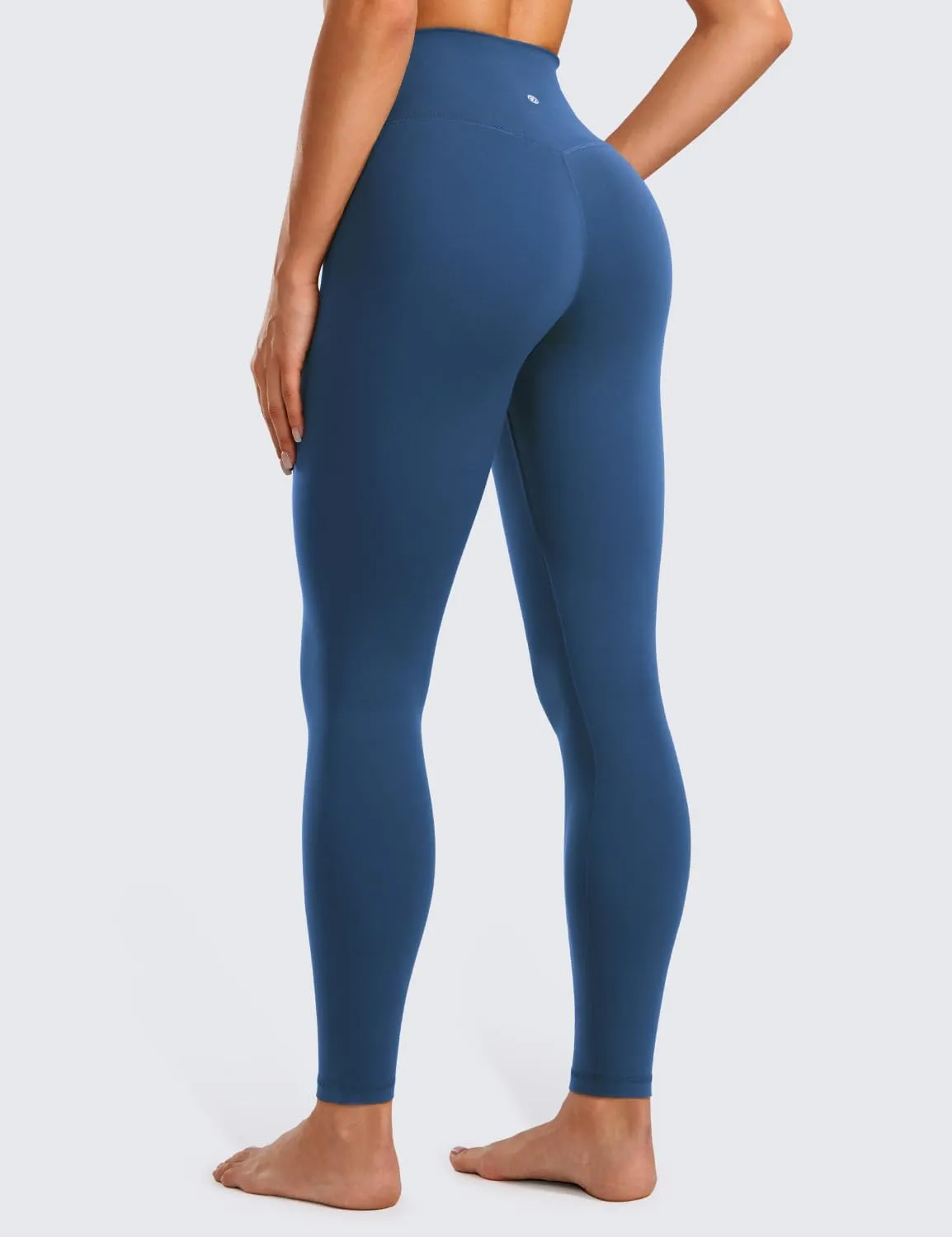 CRZ YOGA Womens Butterluxe Crossover High Waist Workout Leggings 28" - Criss Cross Full Length Gym Lounge Athletic Yoga Pants