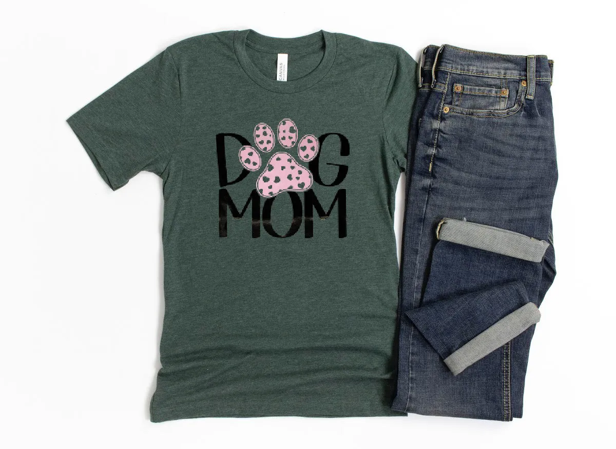 Dog Mom Pink Paw
