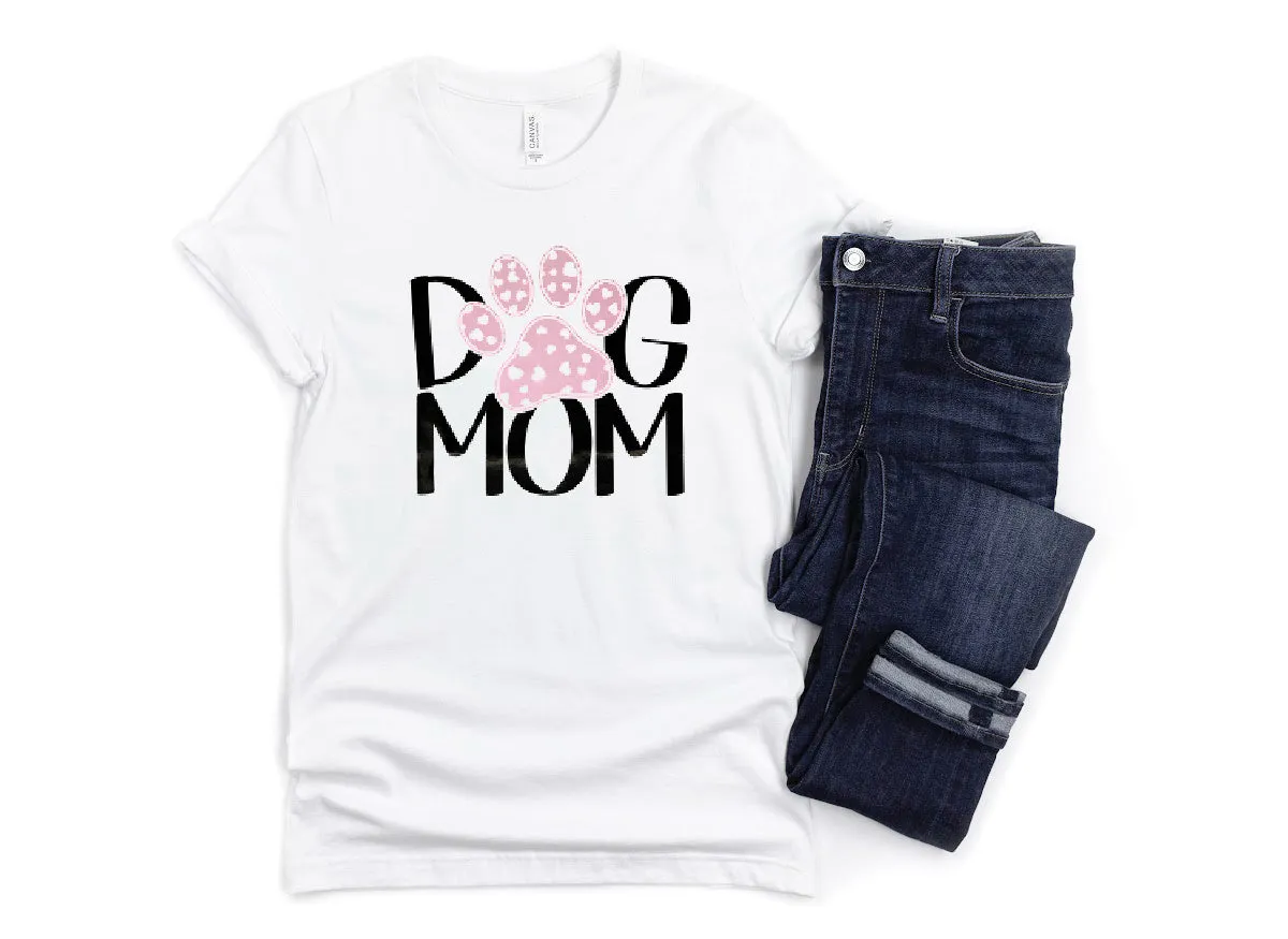 Dog Mom Pink Paw
