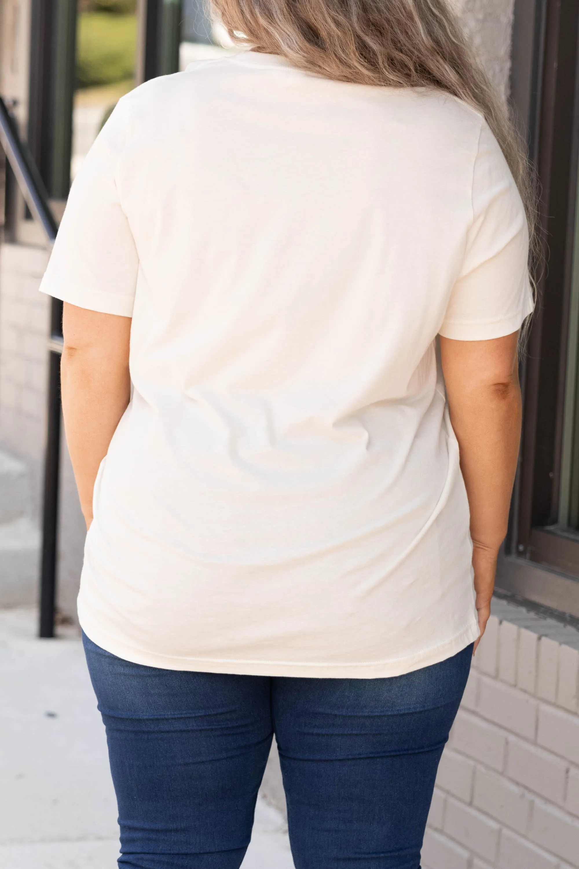 Fall Rainbow Tee, Natural