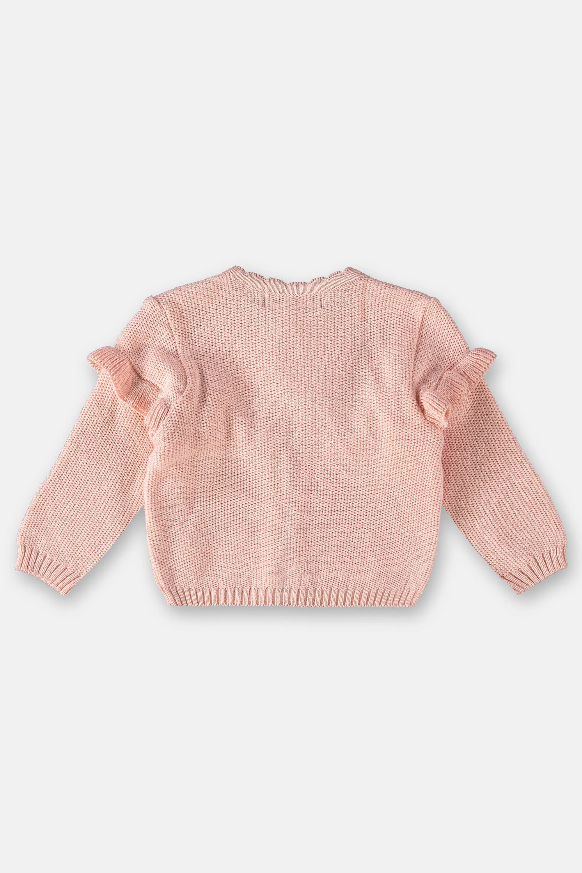 Girls One Button Cardigan