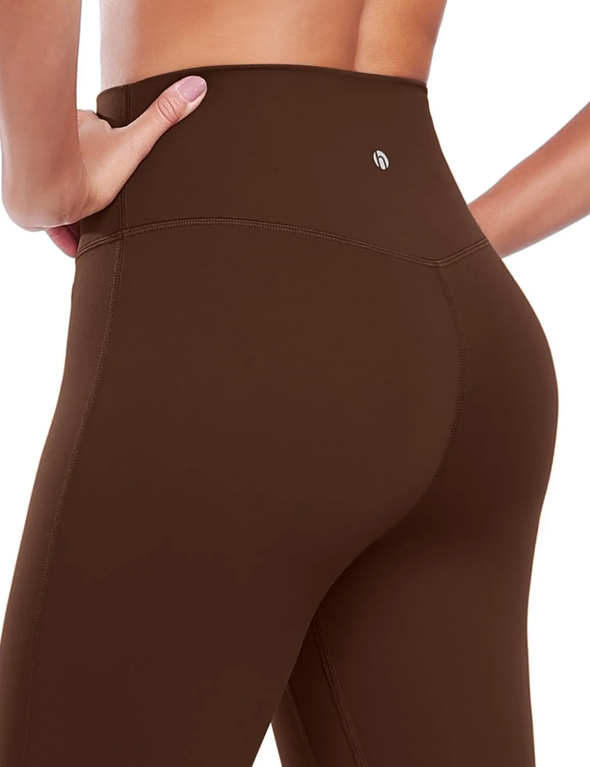 HeyNuts Harmony Flare Leggings 29"/30.5"/32.5"/34.5", High Waisted Tummy Control Wide Leg Bootcut Yoga Pants Lounge Soft