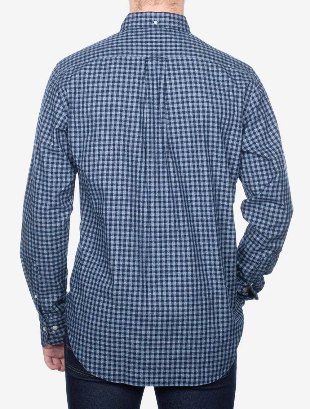 Jaspe Gingham Shirt Marine