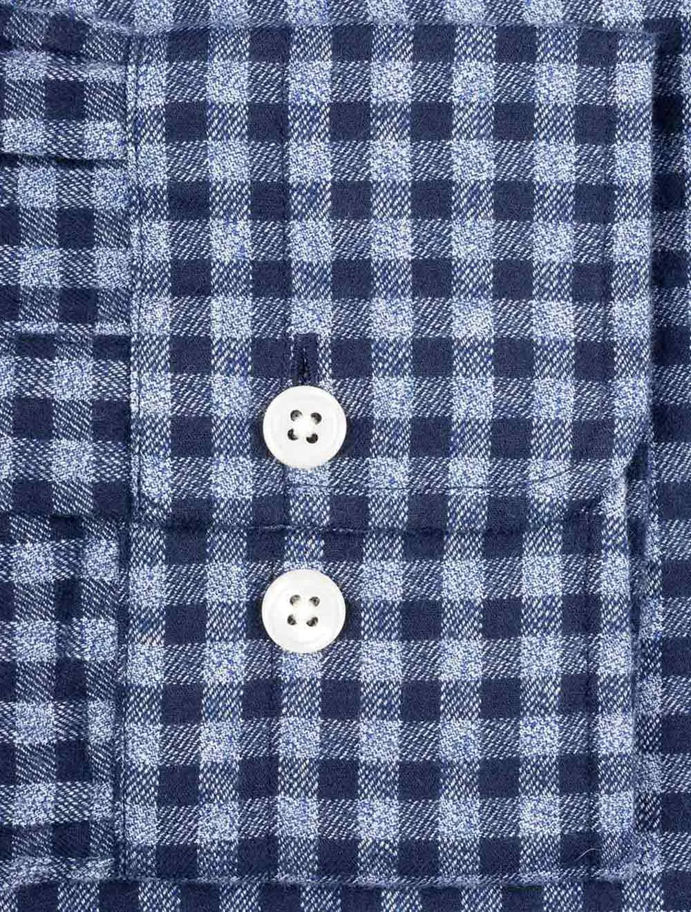 Jaspe Gingham Shirt Marine