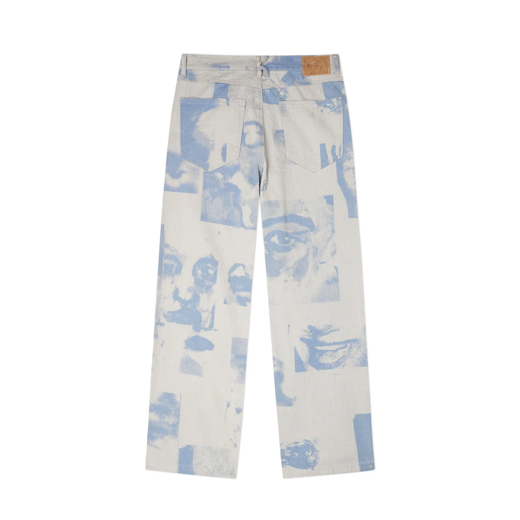 Kidsuper Mens Faces Collage Twill Pants