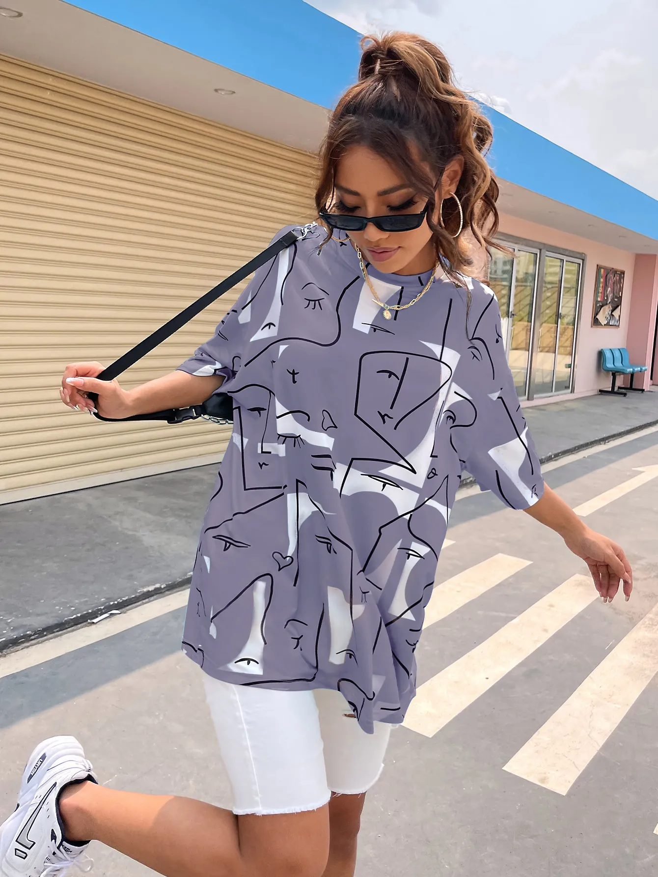 KittenAlarm - Abstract Print Tee