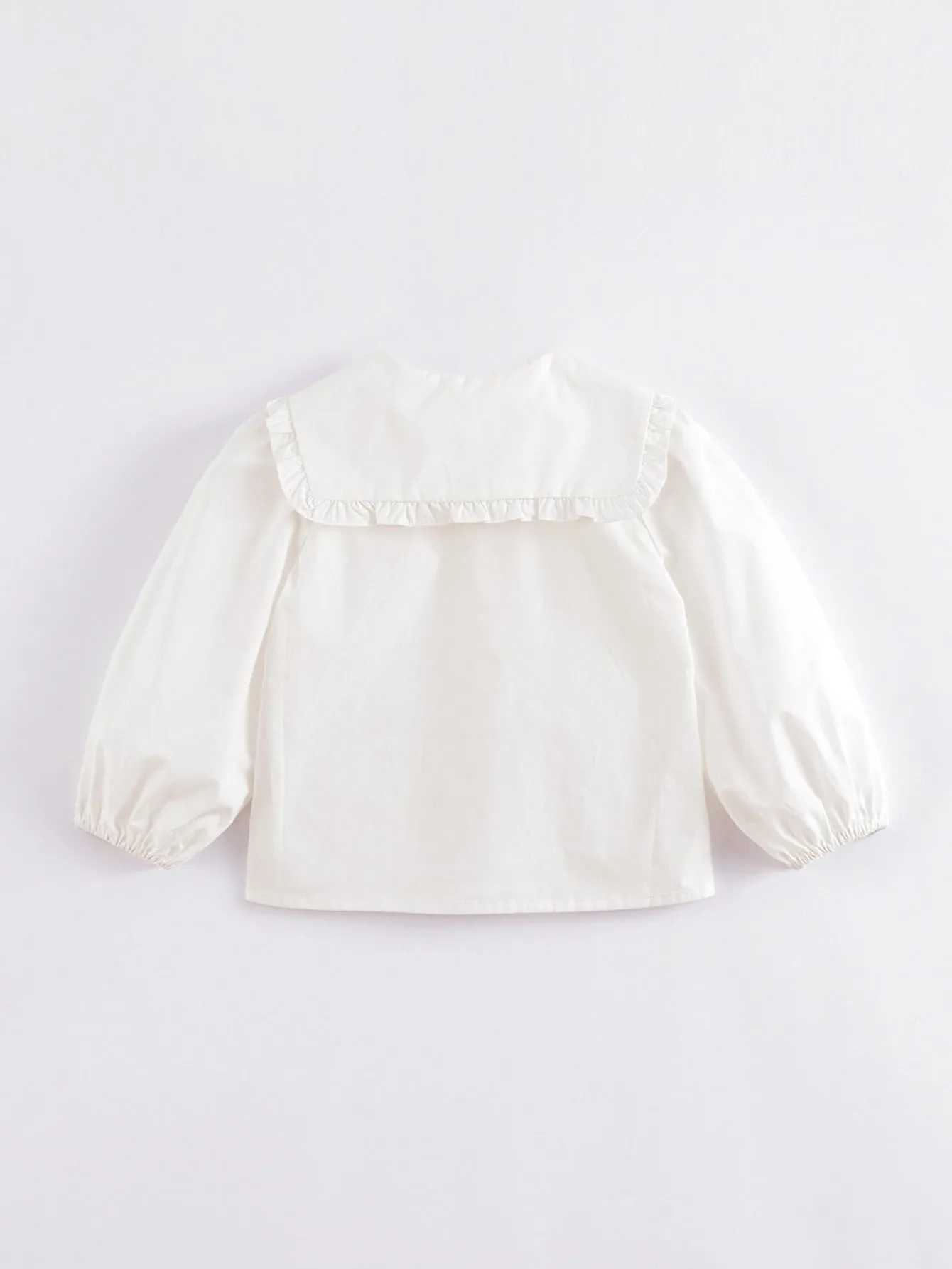 MARC & JANIE Girls Large Peter Pan Collar White Shirts 230179