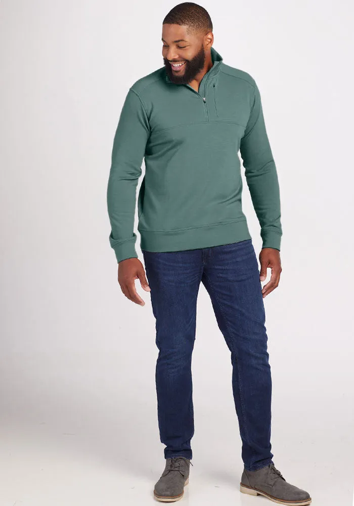 Mason 1/4 Zip • Final Sale Deals! - Duck Green