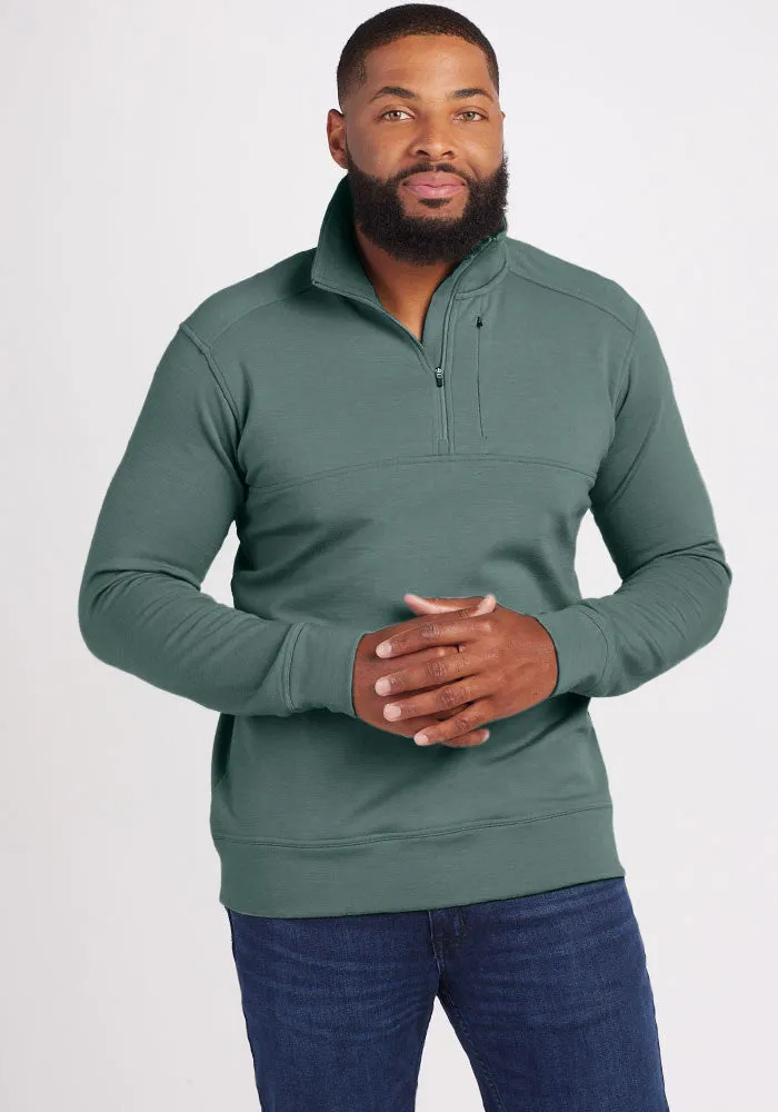 Mason 1/4 Zip • Final Sale Deals! - Duck Green