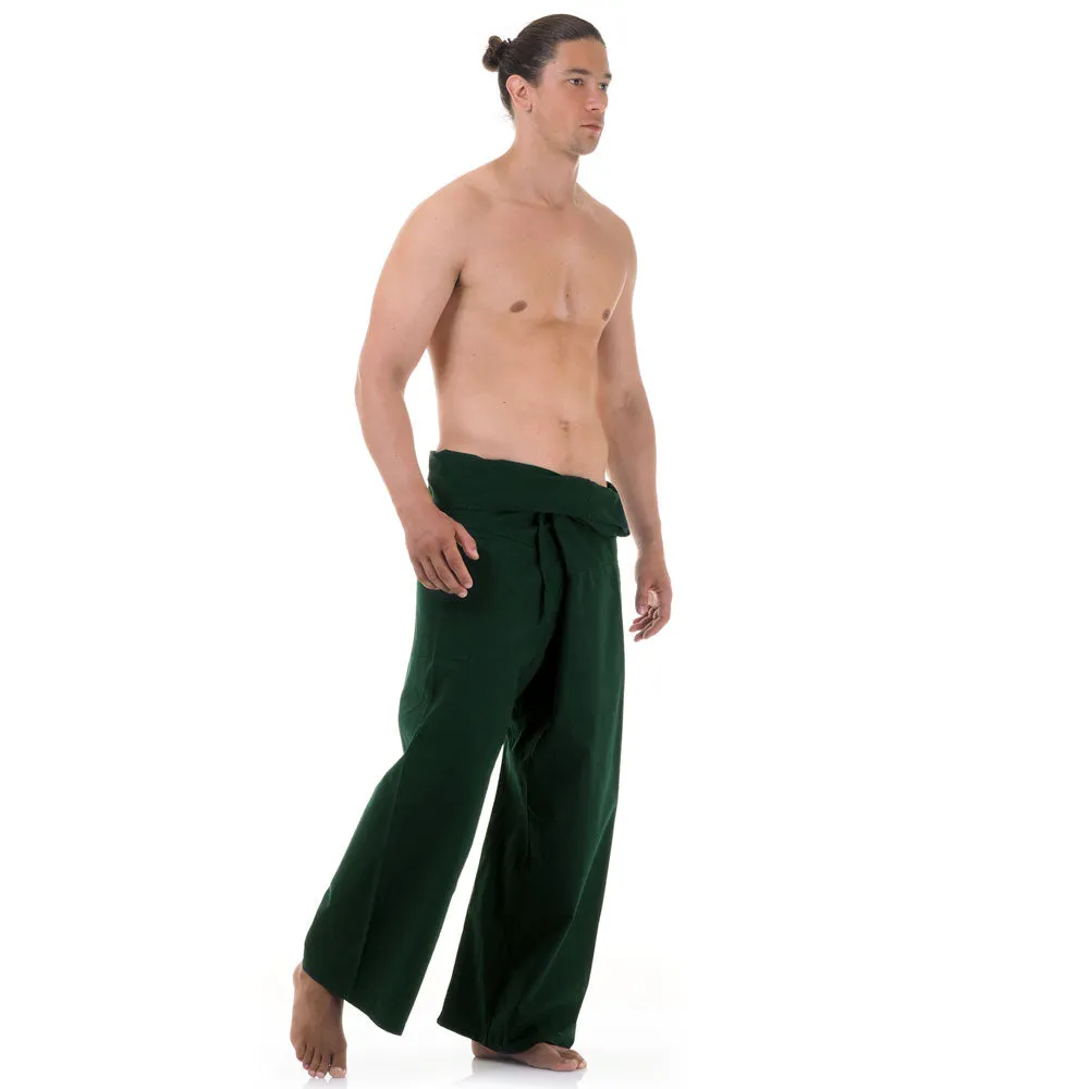 Men's Thai Fisherman Pants Olive Grove