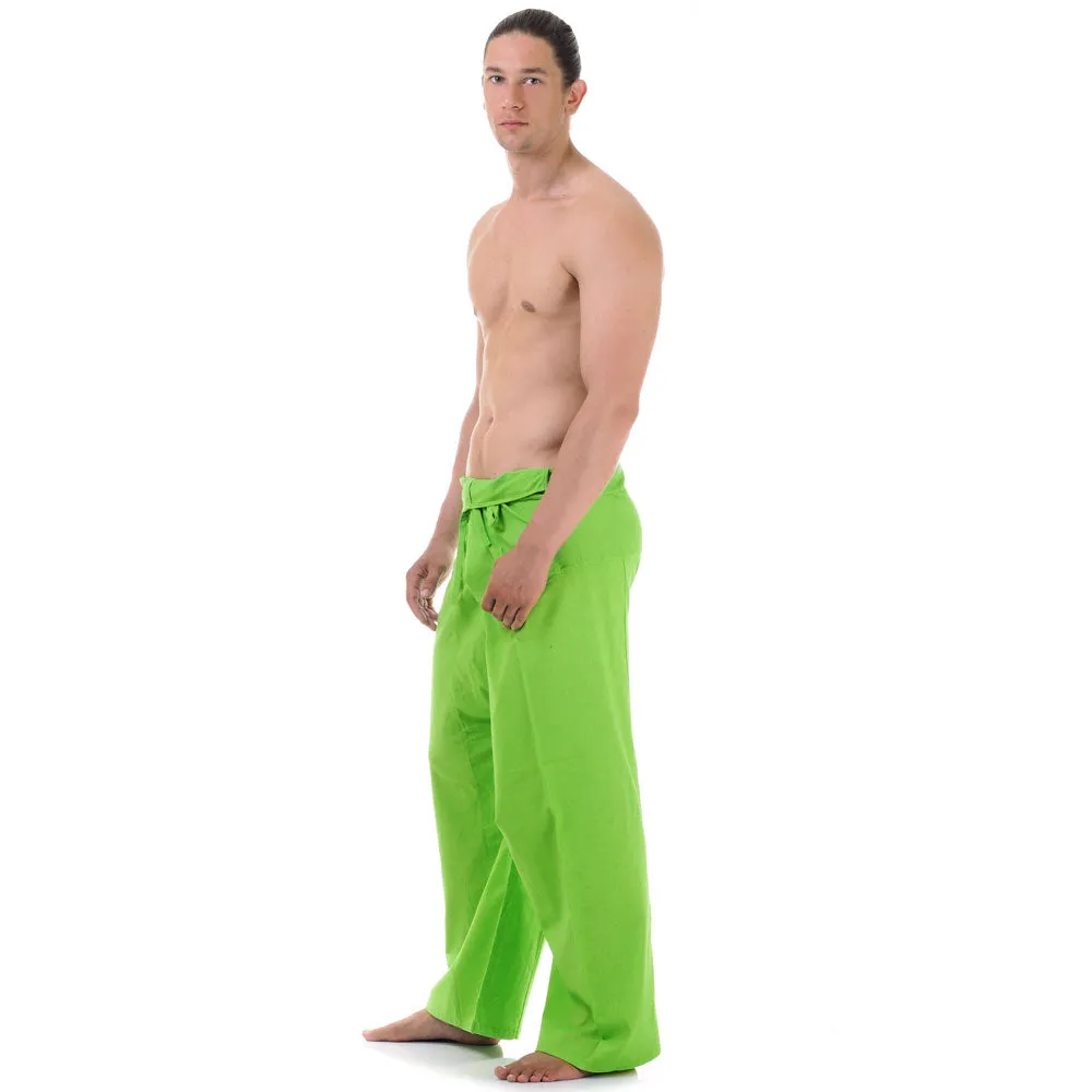 Men's Thai Fisherman Pants Olive Grove