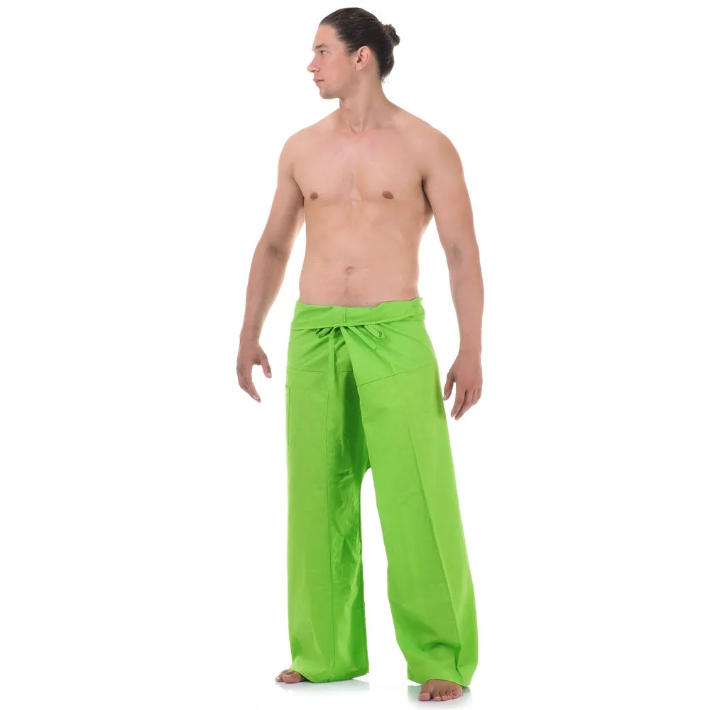 Men's Thai Fisherman Pants Olive Grove