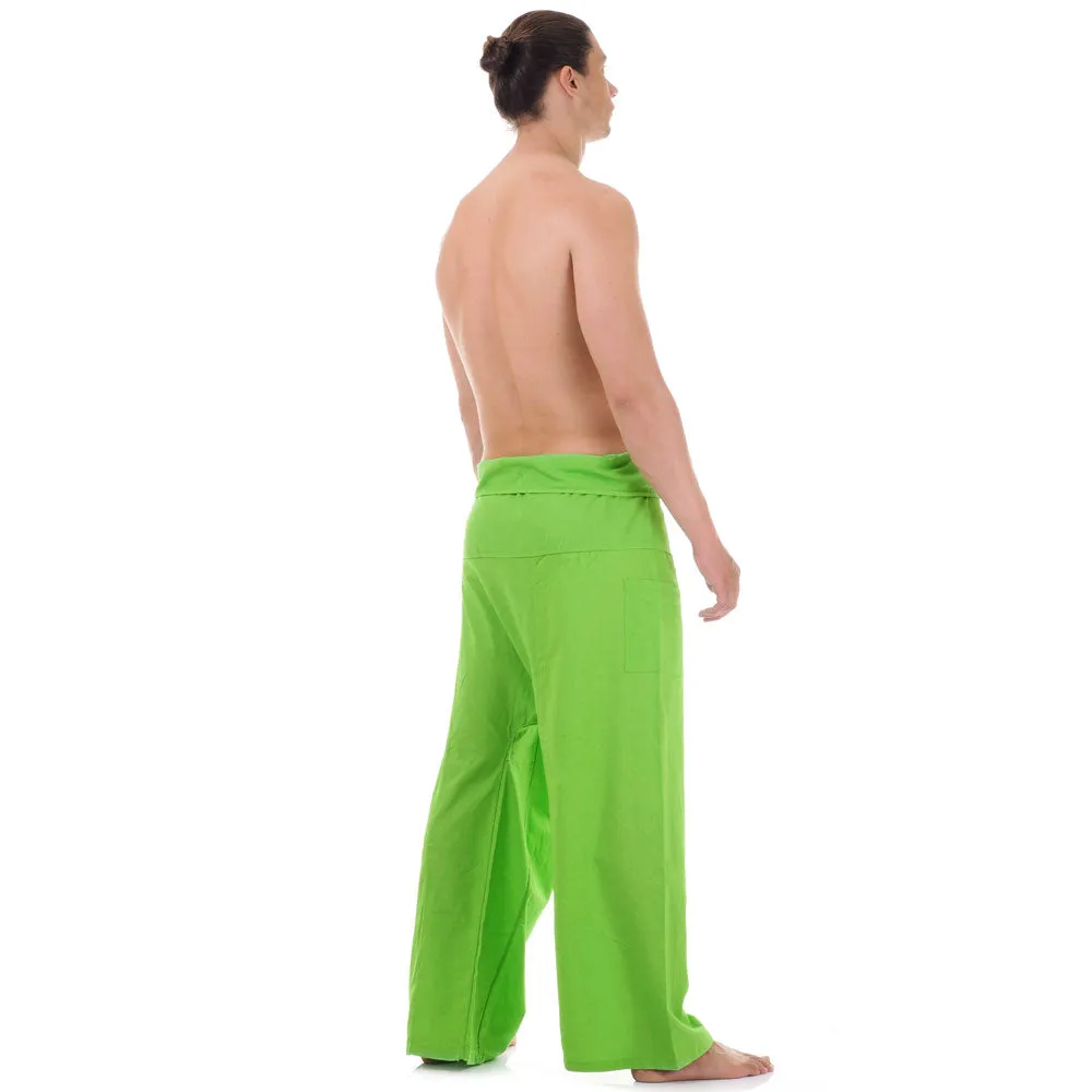 Men's Thai Fisherman Pants Olive Grove