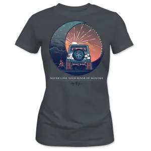 Moon Jeep- Stargazing Outdoors FRONT PRINT T-Shirt