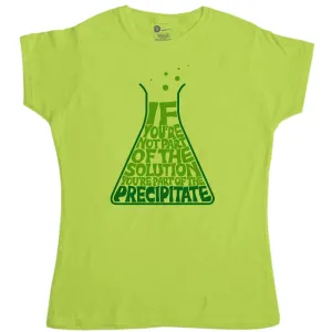Nerd Geek Precipitate T-Shirt for Women