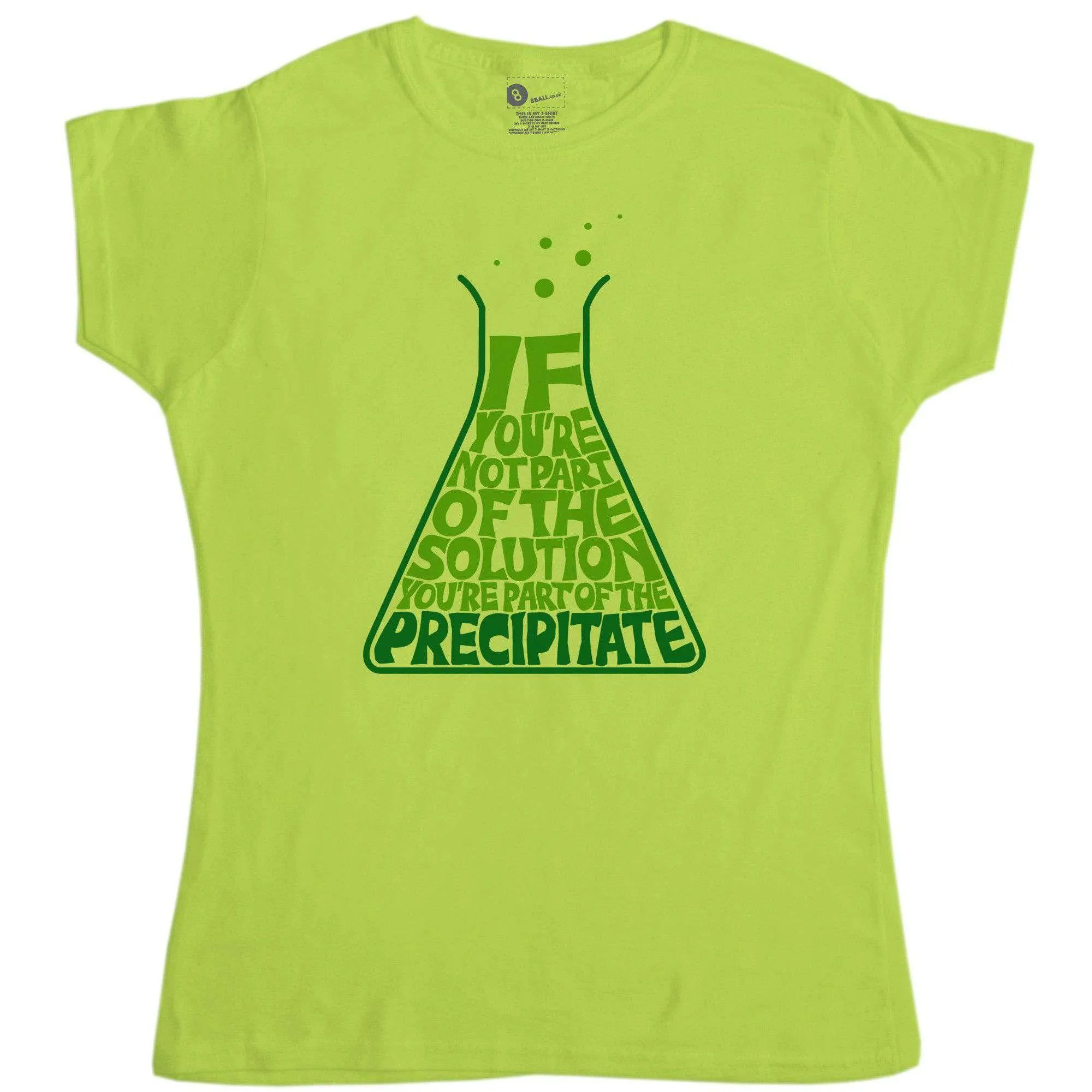 Nerd Geek Precipitate T-Shirt for Women