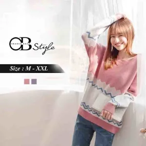 ORANGEBEAR MACAROON KNIT TOTEM SWEATERS