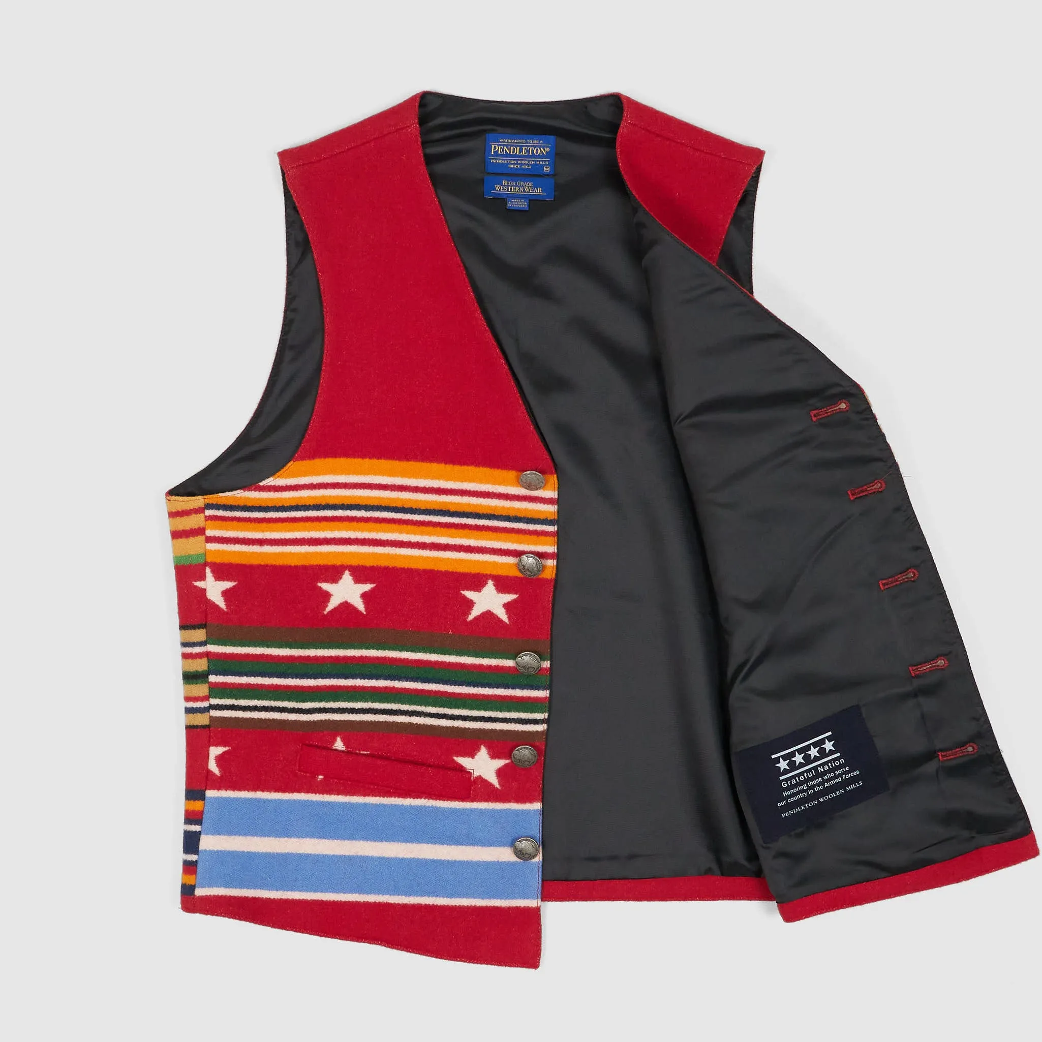 Pendleton Grateful Nation Wool Blend Vest