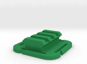 Picatinny Rail (3-Slots) for MOLLE Mount - for Attaching Action Cam, Flashlight Torch, etc. to Vests and Backpacks - AirPower3D