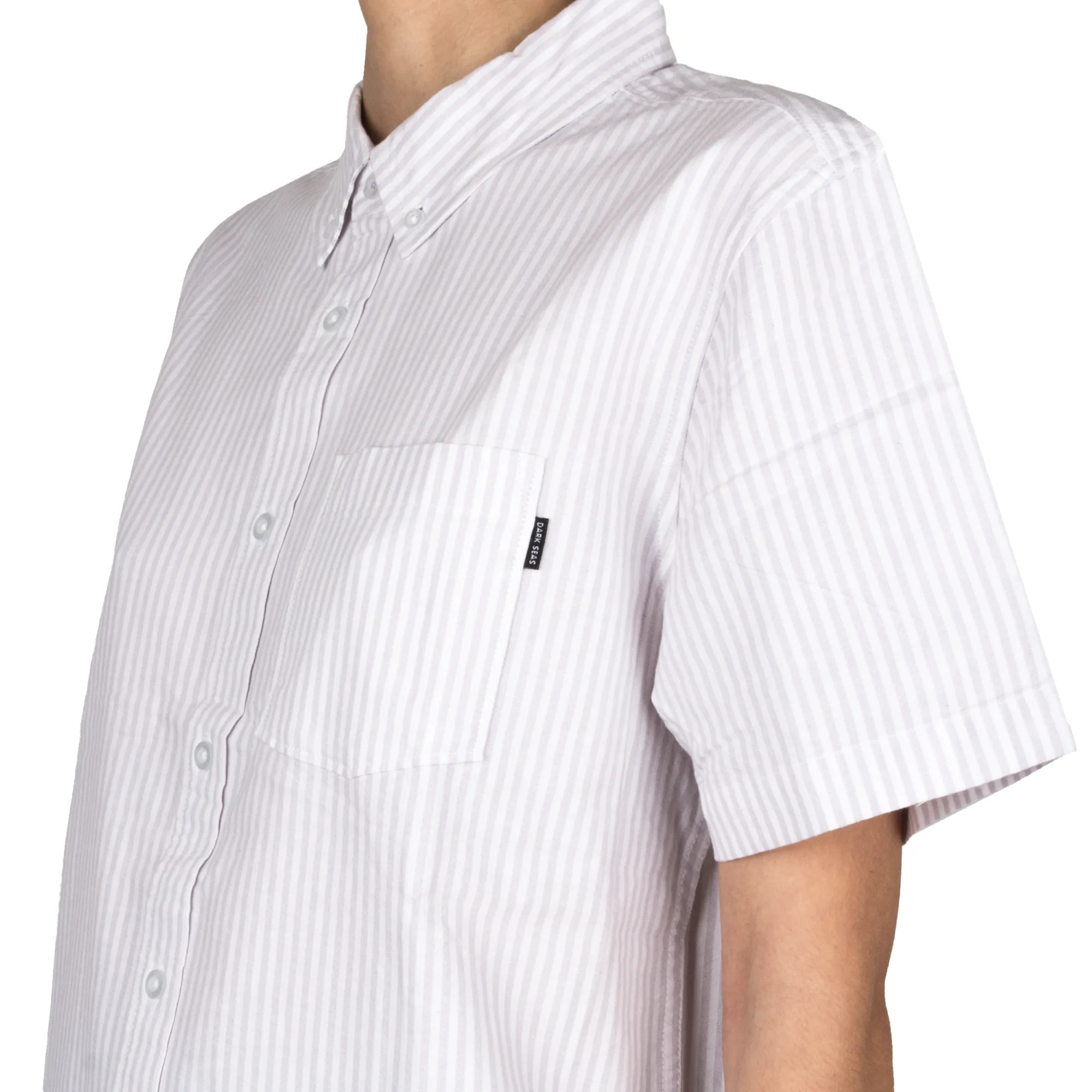 Preppy SS Shirt - White/Lavender