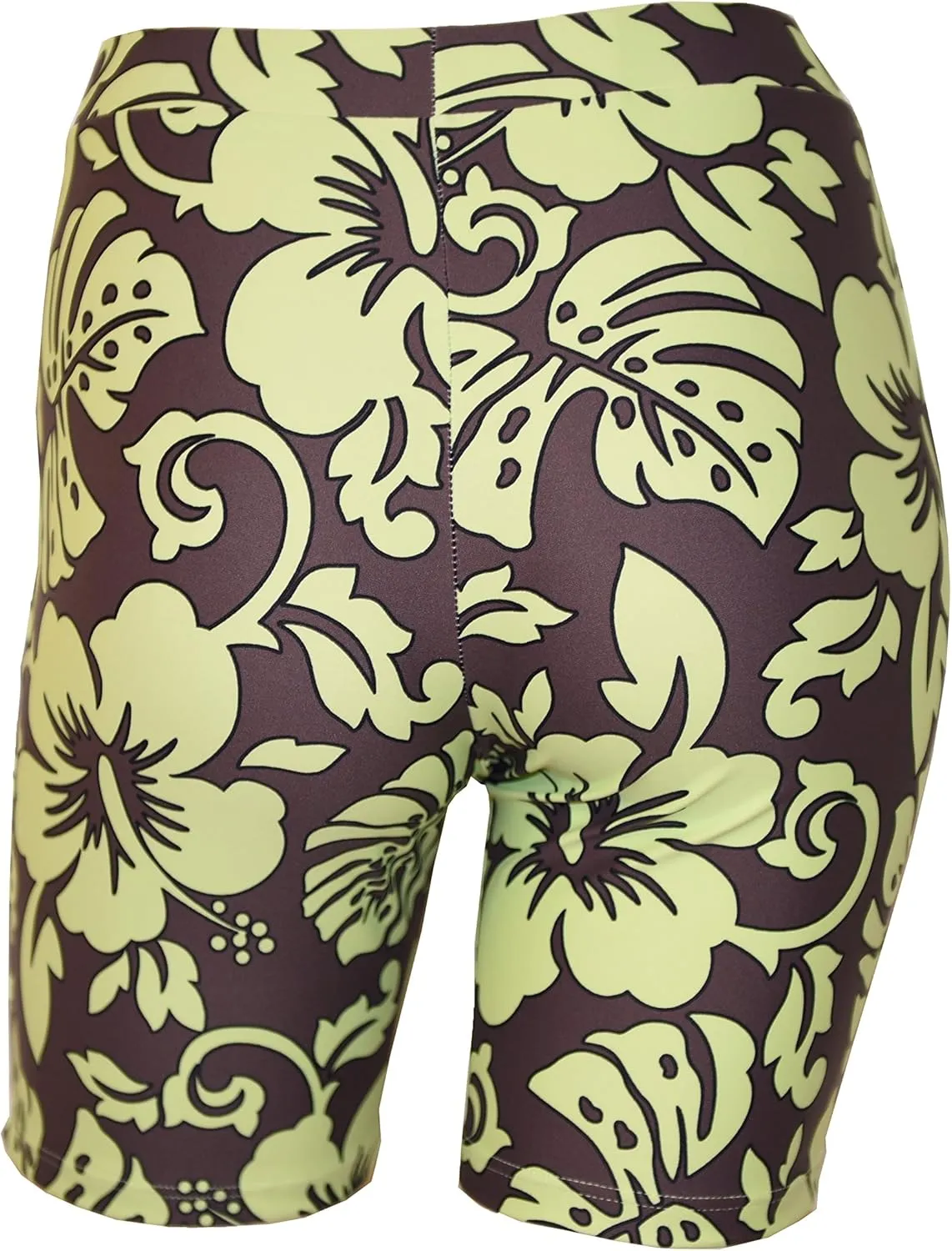 Private Island Women UPF 50  Skinny Beach Board Shorts Swimsuit Hot Pants Bathing Swim Rash Guard Bottom (YSP)
