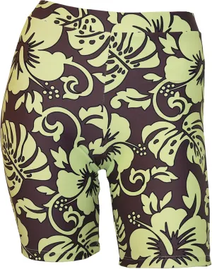 Private Island Women UPF 50  Skinny Beach Board Shorts Swimsuit Hot Pants Bathing Swim Rash Guard Bottom (YSP)