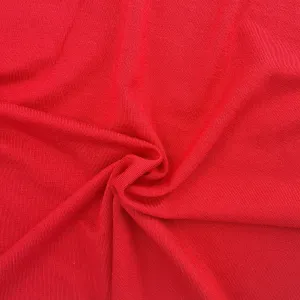 Red J. Crew Rayon/Spandex Jersey 200GSM - SKU 6851D #U121/123