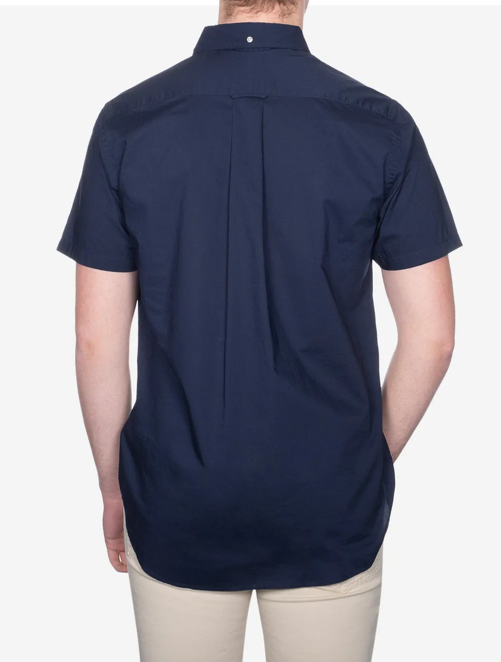 Regular Poplin Short Sleeve Marine