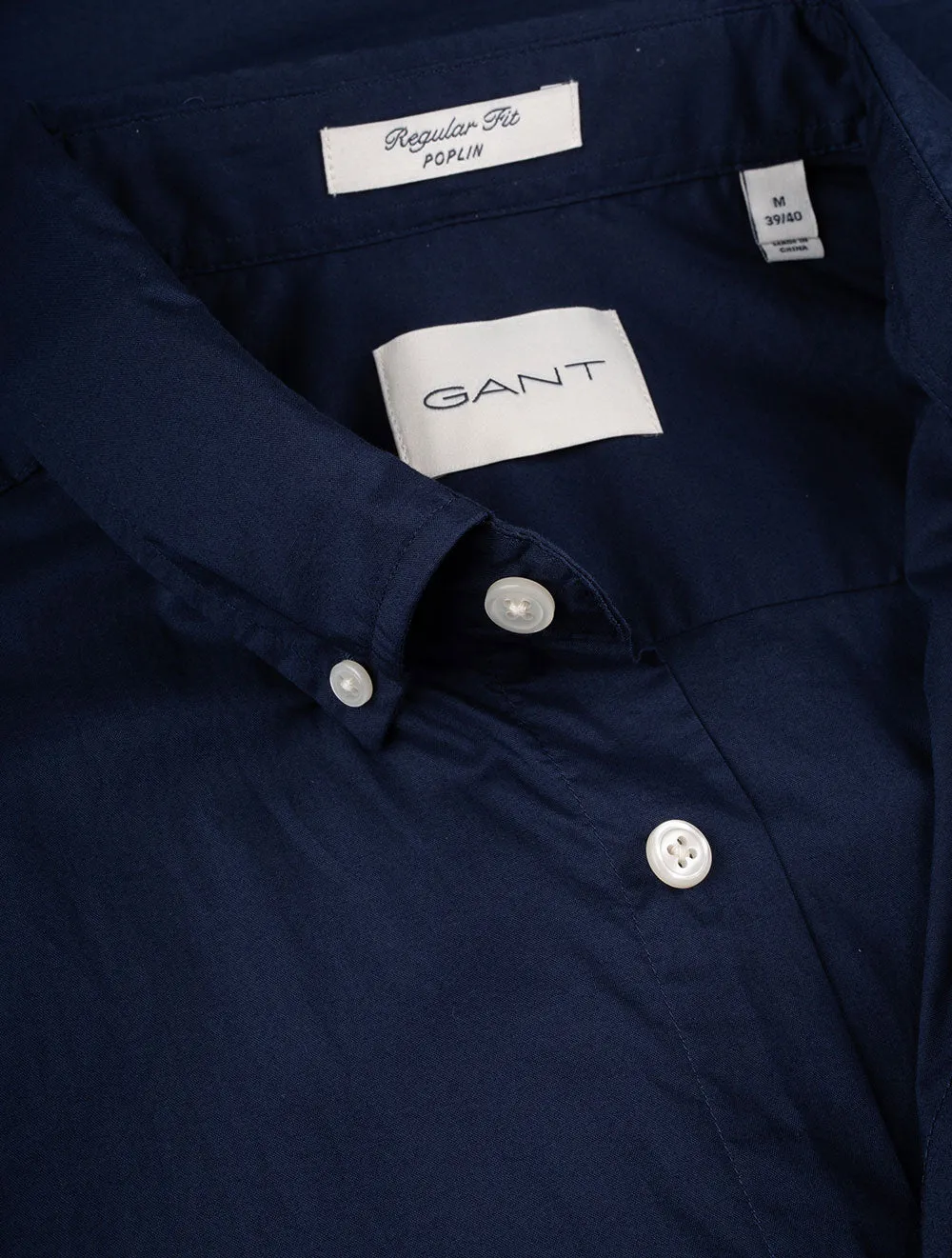 Regular Poplin Short Sleeve Marine