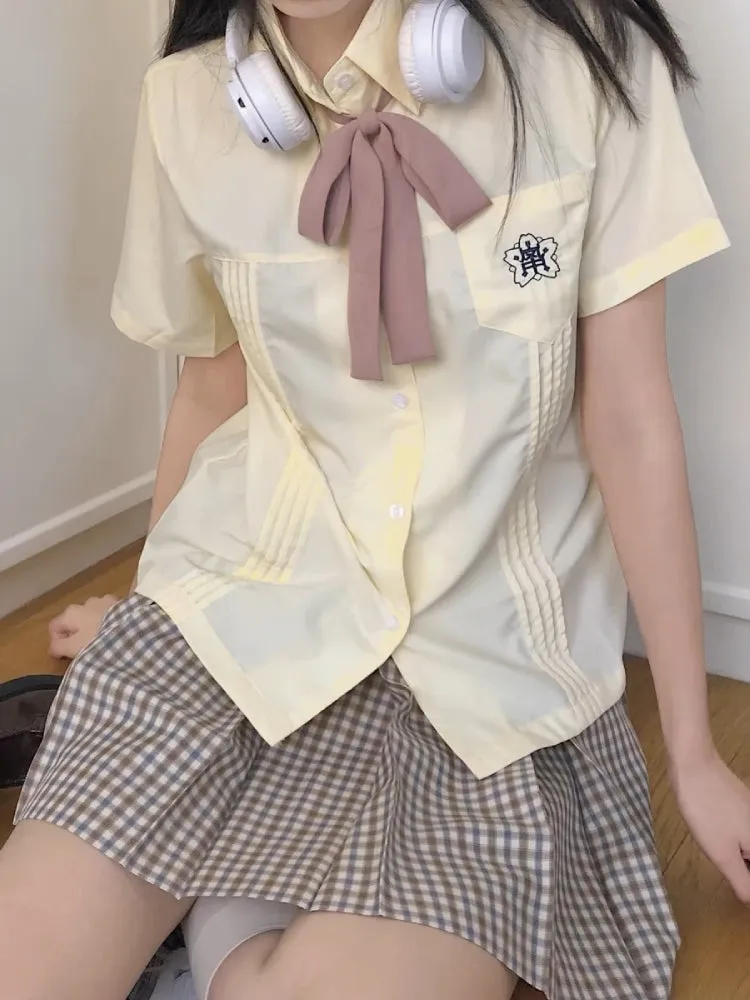 Sakura Dream JK Uniform Short Sleeve Shirts