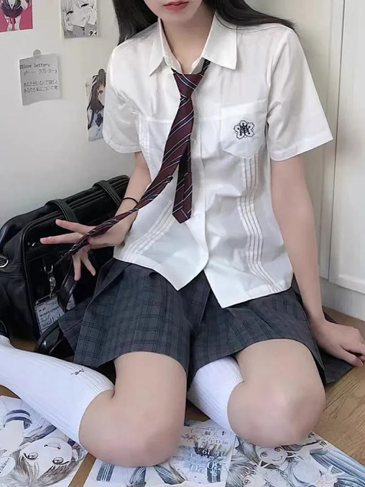 Sakura Dream JK Uniform Short Sleeve Shirts