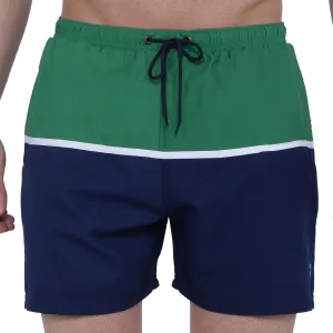 Semantic Designer Microfiber Swimshorts - Cut-n-Sew - Green