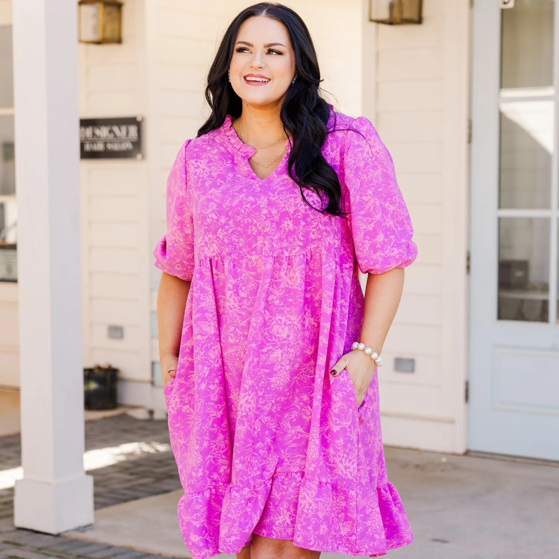 Soft And Sound Dress, Pink