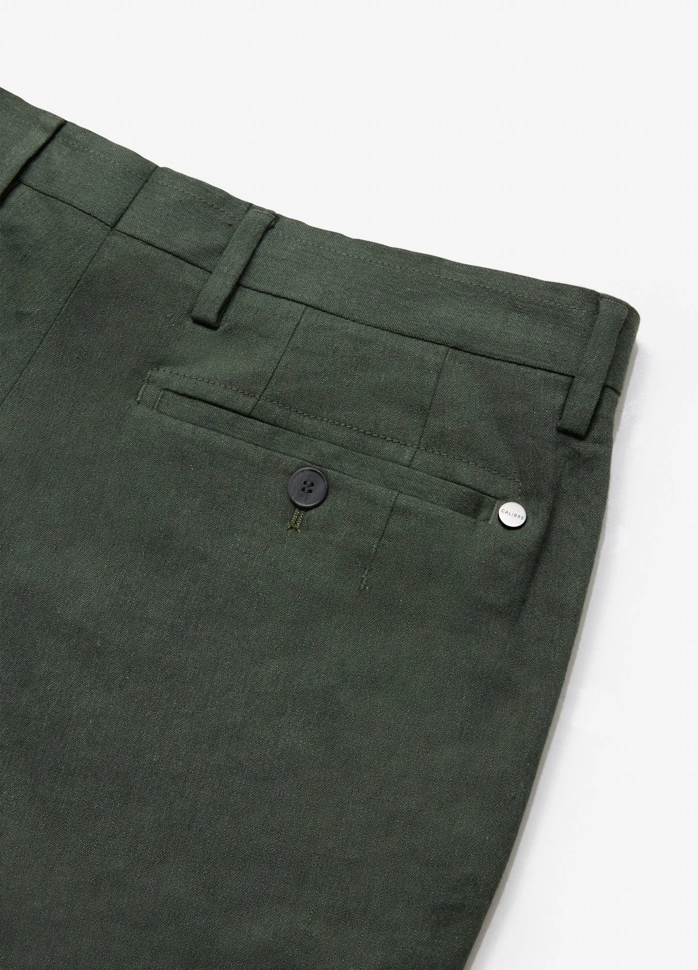 Soft Linen Shorts Green