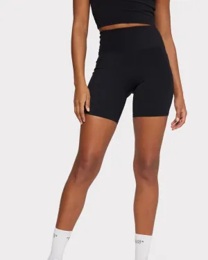 Soft   Stretch High-Rise Cycling Shorts