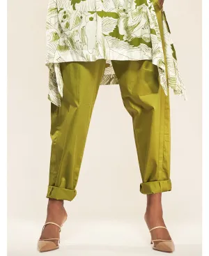 Solid Barrel Pants