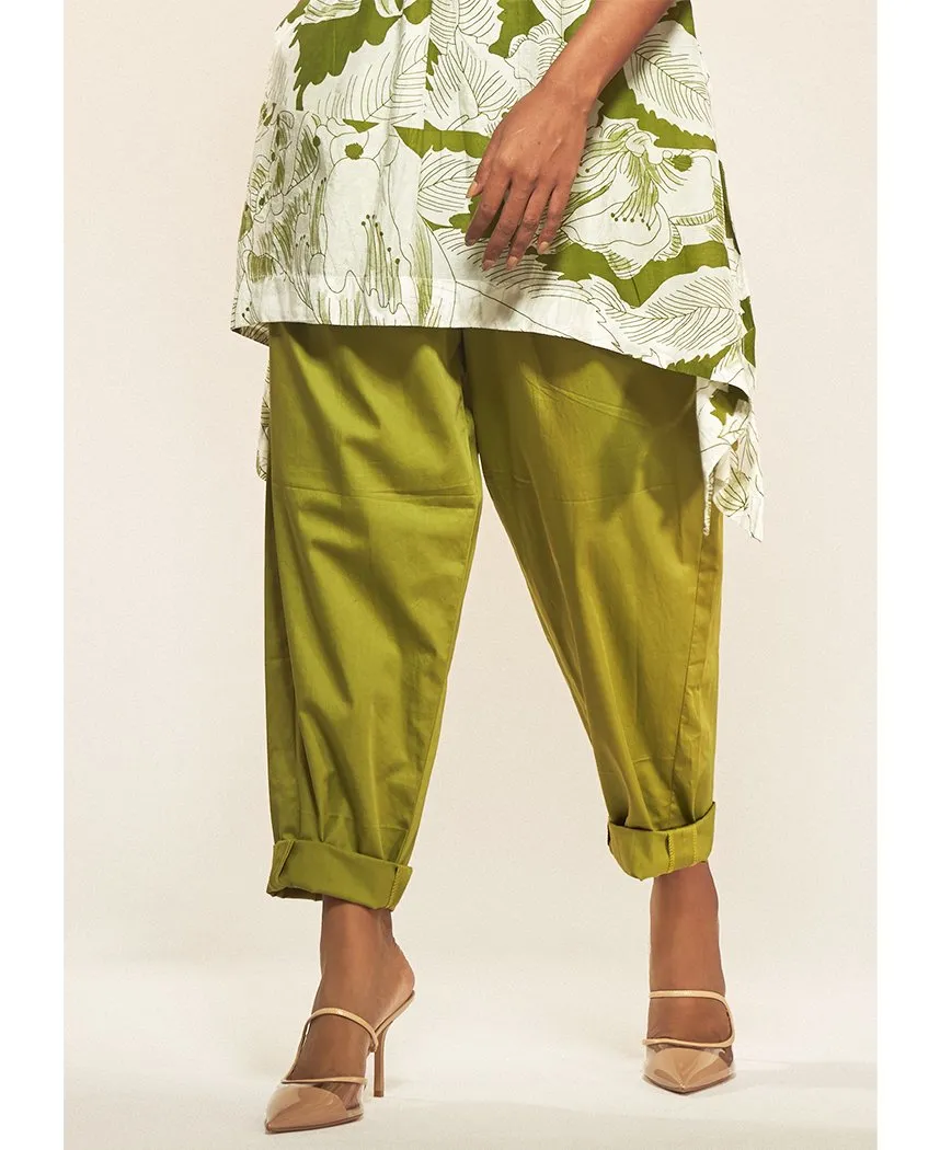 Solid Barrel Pants