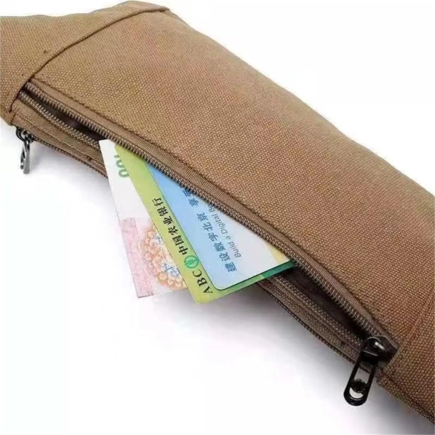 Sports Fanny Pack Male Multifunctional Waterproof Ultra-thin Fitted Mobile Phone Bag Female Outdoor Fitness Running Invisible Small Waist Bag For Fitness and Running(Blue)