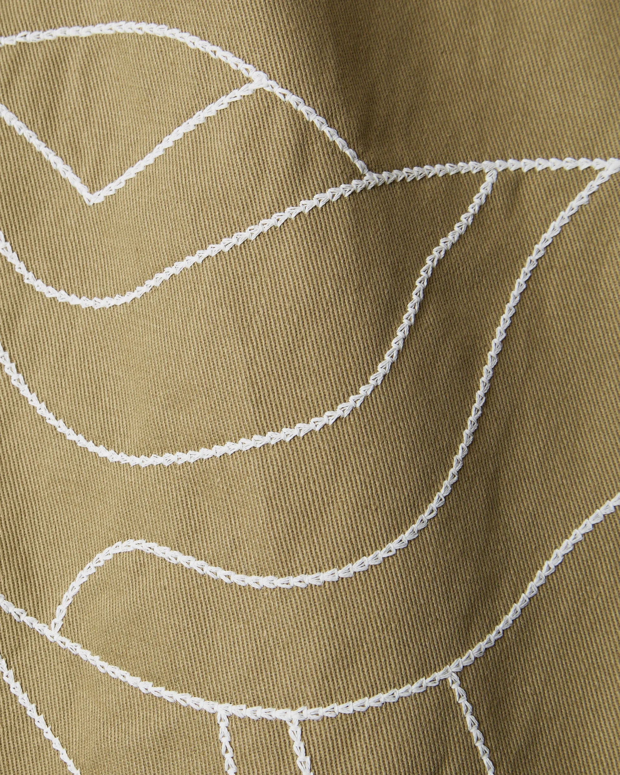 Stitched up duck pants - Tan