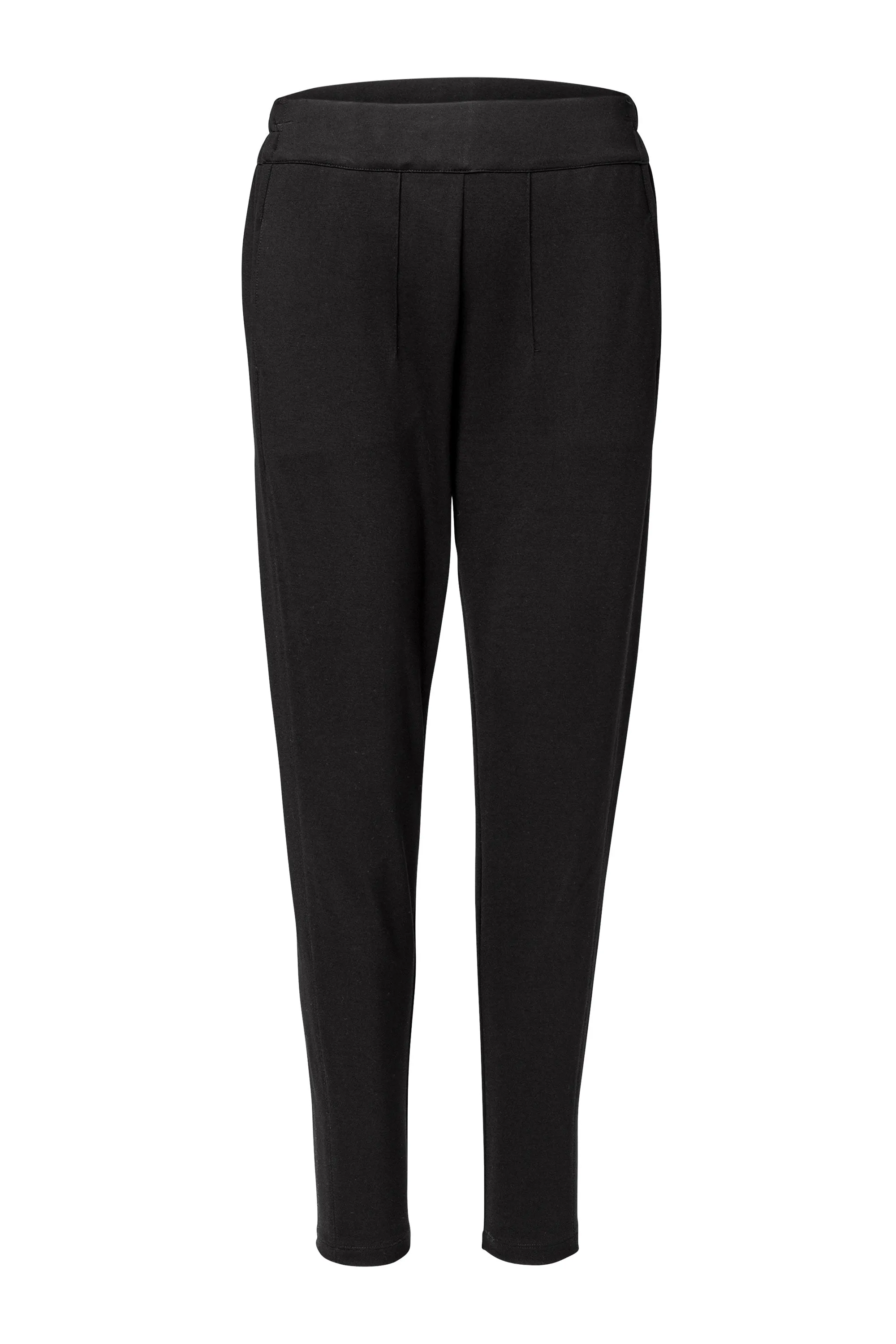 Stretch Ponti Cigarette Leg Pant Julian Black