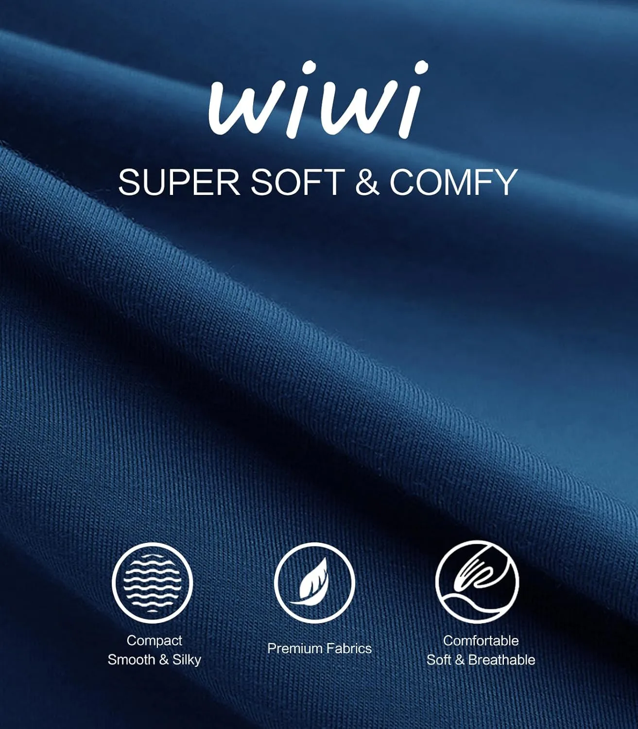 WiWi Bamboo Viscose Pajama Set for Women Soft Long Sleeve Top with Pants Sleepwear 2 Piece Pjs Sets Sleepwear S-XXL